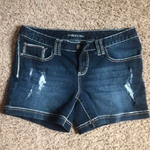 Ladies jean shorts